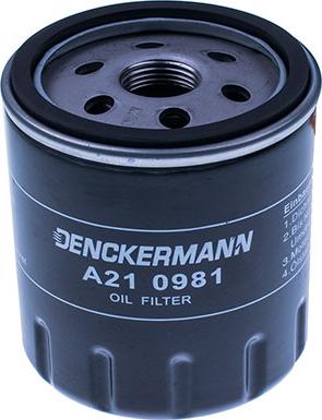 Denckermann A210981 - Eļļas filtrs autodraugiem.lv
