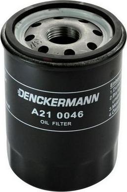 Denckermann A210046 - Eļļas filtrs autodraugiem.lv