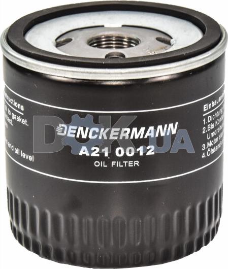 Denckermann A210012-S - Eļļas filtrs autodraugiem.lv