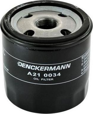 Denckermann A210034 - Eļļas filtrs autodraugiem.lv