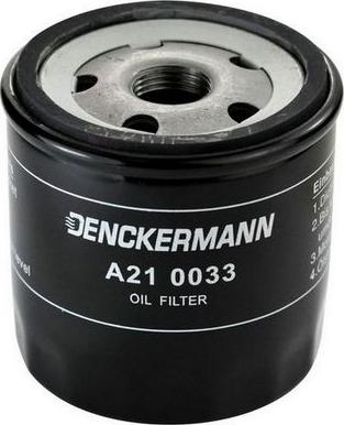 Denckermann A210033 - Eļļas filtrs autodraugiem.lv
