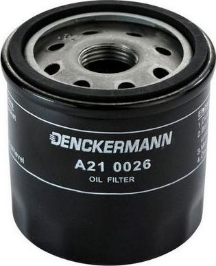 Denckermann A210026 - Eļļas filtrs autodraugiem.lv