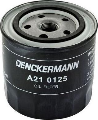 Denckermann A210125 - Eļļas filtrs autodraugiem.lv