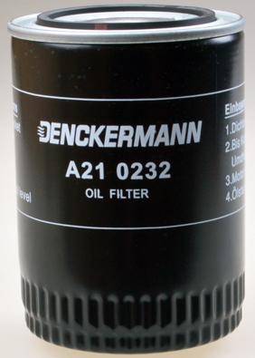 Denckermann A210232 - Eļļas filtrs autodraugiem.lv