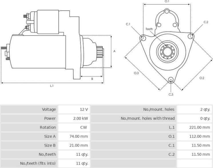 Denso 2280002970 - Enkurs, Starteris autodraugiem.lv