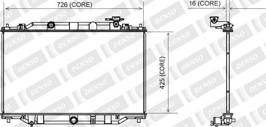 Denso A221-A395 - Radiators, Motora dzesēšanas sistēma autodraugiem.lv