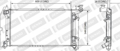 Denso A221-A386 - Radiators, Motora dzesēšanas sistēma autodraugiem.lv