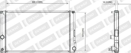 Denso A221-A388 - Radiators, Motora dzesēšanas sistēma autodraugiem.lv