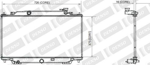 Denso A221-A387 - Radiators, Motora dzesēšanas sistēma autodraugiem.lv