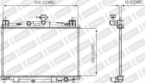 Denso A221-A328 - Radiators, Motora dzesēšanas sistēma autodraugiem.lv