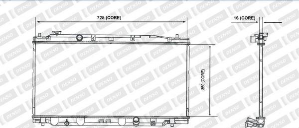 Denso A221-A370 - Radiators, Motora dzesēšanas sistēma autodraugiem.lv