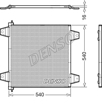 Denso DCN99065 - Kondensators, Gaisa kond. sistēma autodraugiem.lv