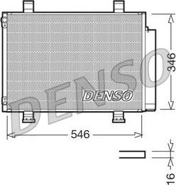 Denso DCN47001 - Kondensators, Gaisa kond. sistēma autodraugiem.lv