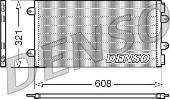 Denso DCN09104 - Kondensators, Gaisa kond. sistēma autodraugiem.lv