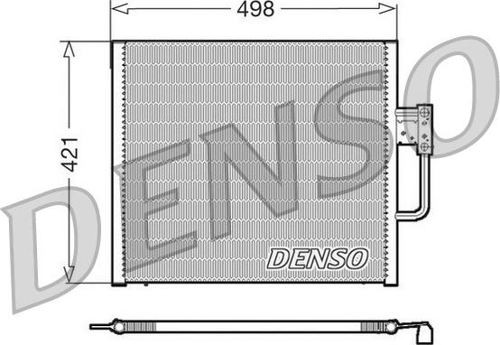 Denso DCN05015 - Kondensators, Gaisa kond. sistēma autodraugiem.lv