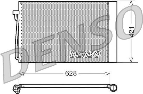 Denso DCN05018 - Kondensators, Gaisa kond. sistēma autodraugiem.lv