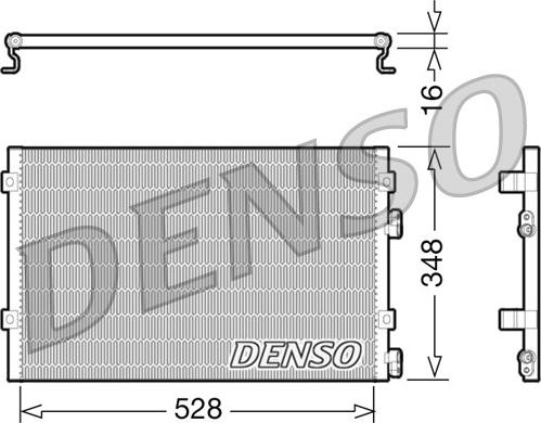 Denso DCN06004 - Kondensators, Gaisa kond. sistēma autodraugiem.lv