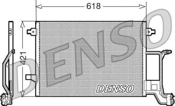 Denso DCN02015 - Kondensators, Gaisa kond. sistēma autodraugiem.lv