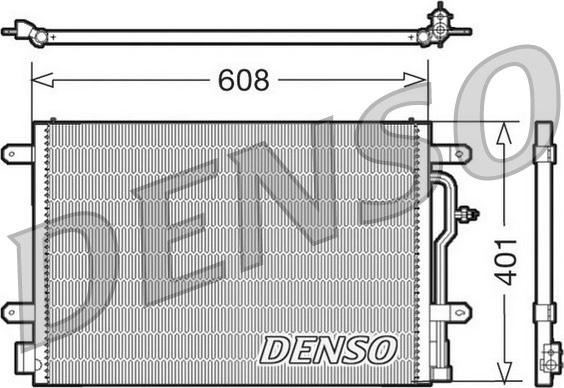 Denso DCN02012 - Kondensators, Gaisa kond. sistēma autodraugiem.lv