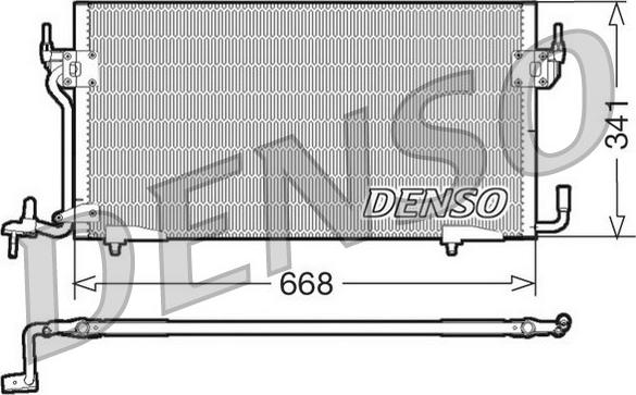 Denso DCN07060 - Kondensators, Gaisa kond. sistēma autodraugiem.lv