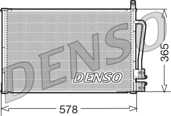 Denso DCN10008 - Kondensators, Gaisa kond. sistēma autodraugiem.lv
