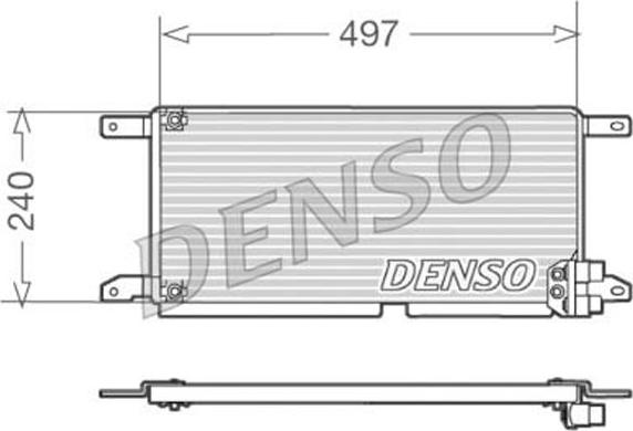 Denso DCN13009 - Kondensators, Gaisa kond. sistēma autodraugiem.lv