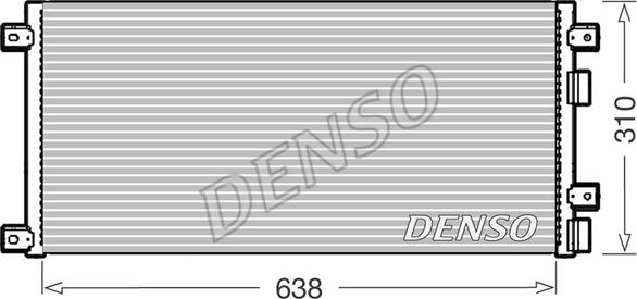 Denso DCN12006 - Kondensators, Gaisa kond. sistēma autodraugiem.lv