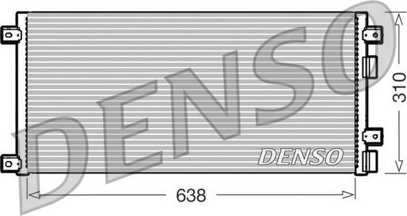 Denso DCN12002 - Kondensators, Gaisa kond. sistēma autodraugiem.lv