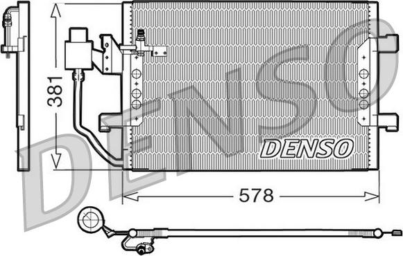 Denso DCN17001 - Kondensators, Gaisa kond. sistēma autodraugiem.lv