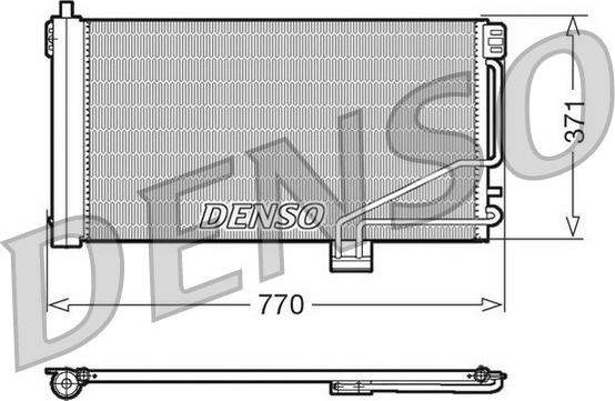 Denso DCN17014 - Kondensators, Gaisa kond. sistēma autodraugiem.lv