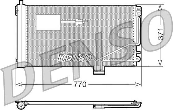 Denso DCN17015 - Kondensators, Gaisa kond. sistēma autodraugiem.lv