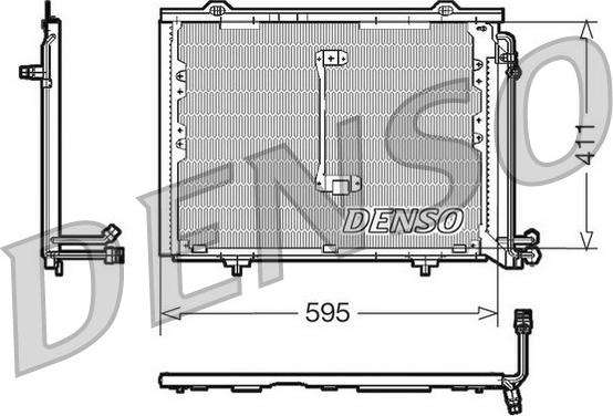 Denso DCN17013 - Kondensators, Gaisa kond. sistēma autodraugiem.lv