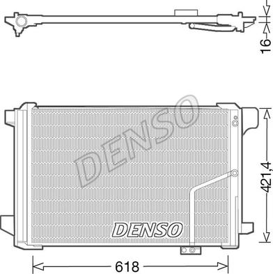 Denso DCN17035 - Kondensators, Gaisa kond. sistēma autodraugiem.lv