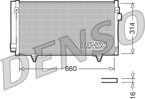 Denso DCN36003 - Kondensators, Gaisa kond. sistēma autodraugiem.lv