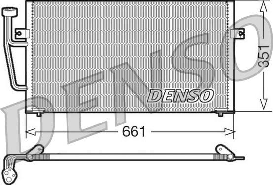 Denso DCN33008 - Kondensators, Gaisa kond. sistēma autodraugiem.lv