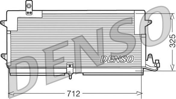 Denso DCN32004 - Kondensators, Gaisa kond. sistēma autodraugiem.lv