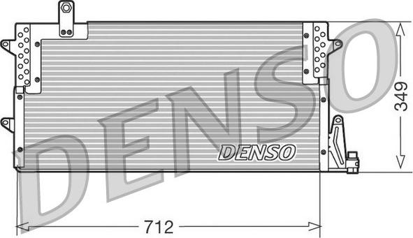 Denso DCN32007 - Kondensators, Gaisa kond. sistēma autodraugiem.lv