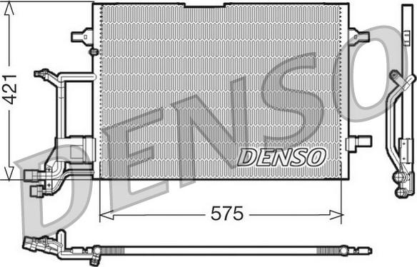 Denso DCN32016 - Kondensators, Gaisa kond. sistēma autodraugiem.lv