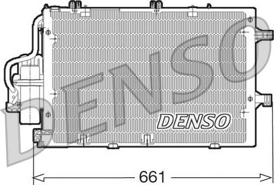 Denso DCN20015 - Kondensators, Gaisa kond. sistēma autodraugiem.lv