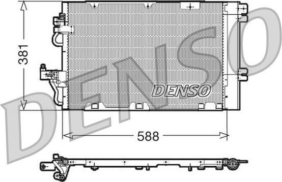 Denso DCN20010 - Kondensators, Gaisa kond. sistēma autodraugiem.lv