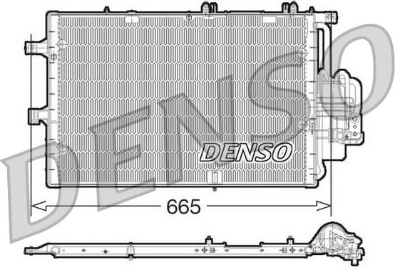 Denso DCN20017 - Kondensators, Gaisa kond. sistēma autodraugiem.lv