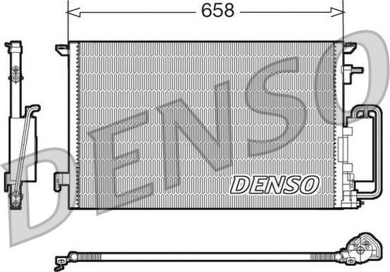 Denso DCN20032 - Kondensators, Gaisa kond. sistēma autodraugiem.lv