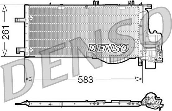 Denso DCN20022 - Kondensators, Gaisa kond. sistēma autodraugiem.lv