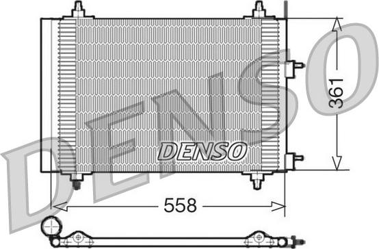 Denso DCN21015 - Kondensators, Gaisa kond. sistēma autodraugiem.lv
