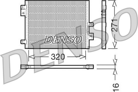 Denso DCN28002 - Kondensators, Gaisa kond. sistēma autodraugiem.lv