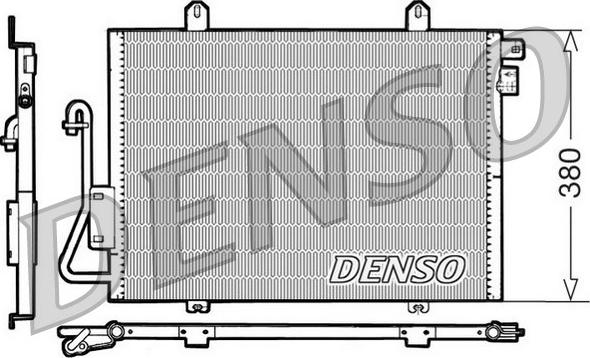 Denso DCN23006 - Kondensators, Gaisa kond. sistēma autodraugiem.lv