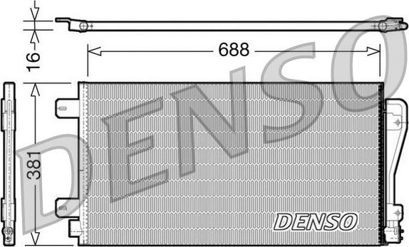 Denso DCN23014 - Kondensators, Gaisa kond. sistēma autodraugiem.lv