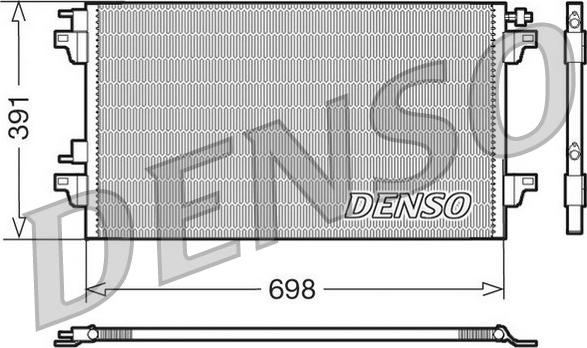 Denso DCN23015 - Kondensators, Gaisa kond. sistēma autodraugiem.lv