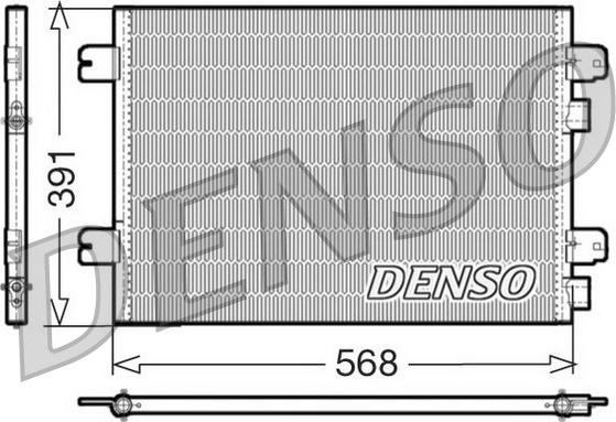 Denso DCN23011 - Kondensators, Gaisa kond. sistēma autodraugiem.lv