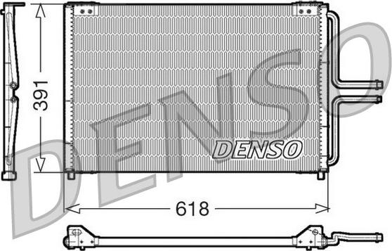 Denso DCN23020 - Kondensators, Gaisa kond. sistēma autodraugiem.lv